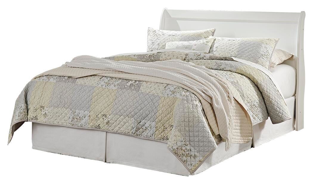 Anarasia Sleigh Headboard, Dresser and Mirror