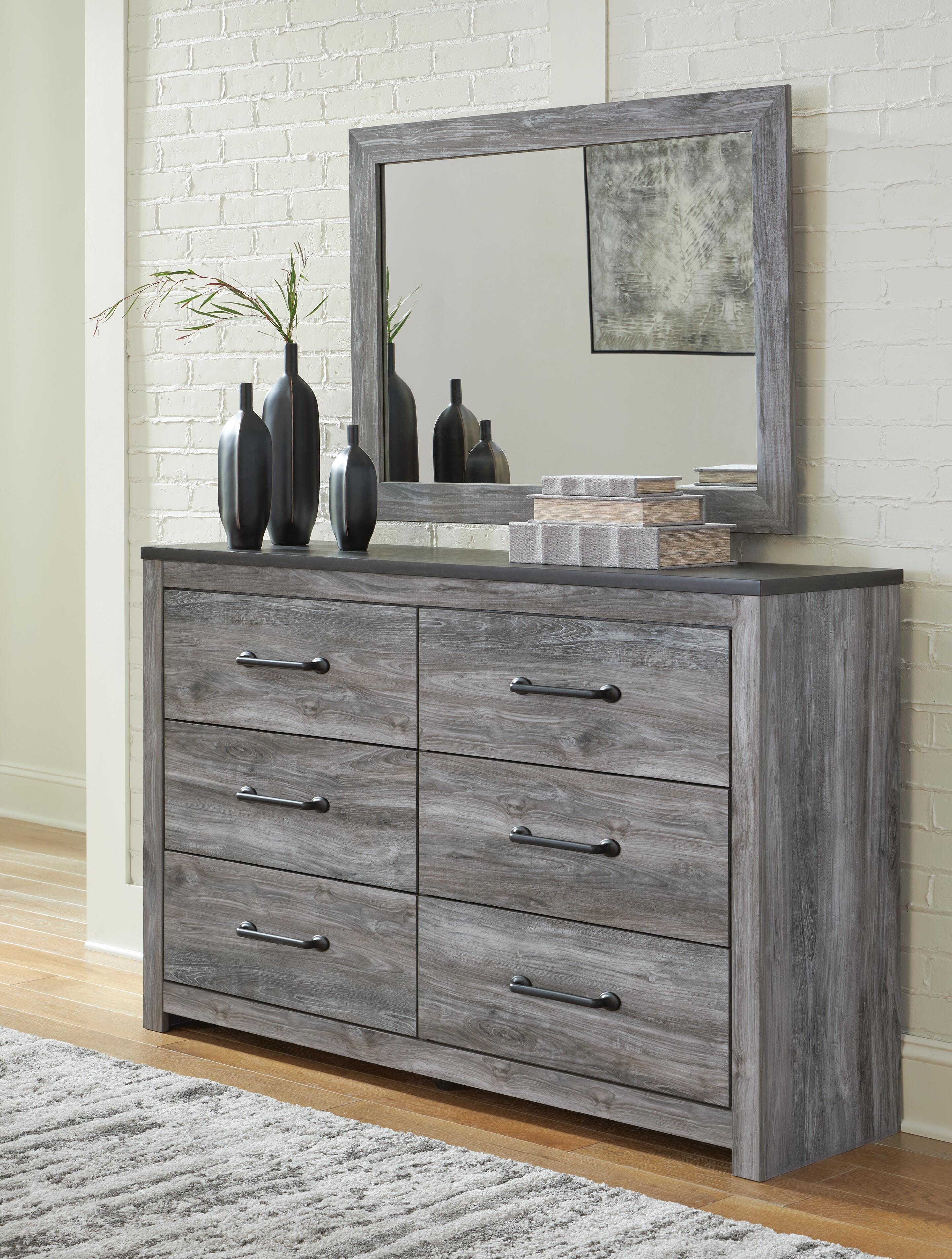 Bronyan Panel Bed, Dresser, Mirror and Nightstand
