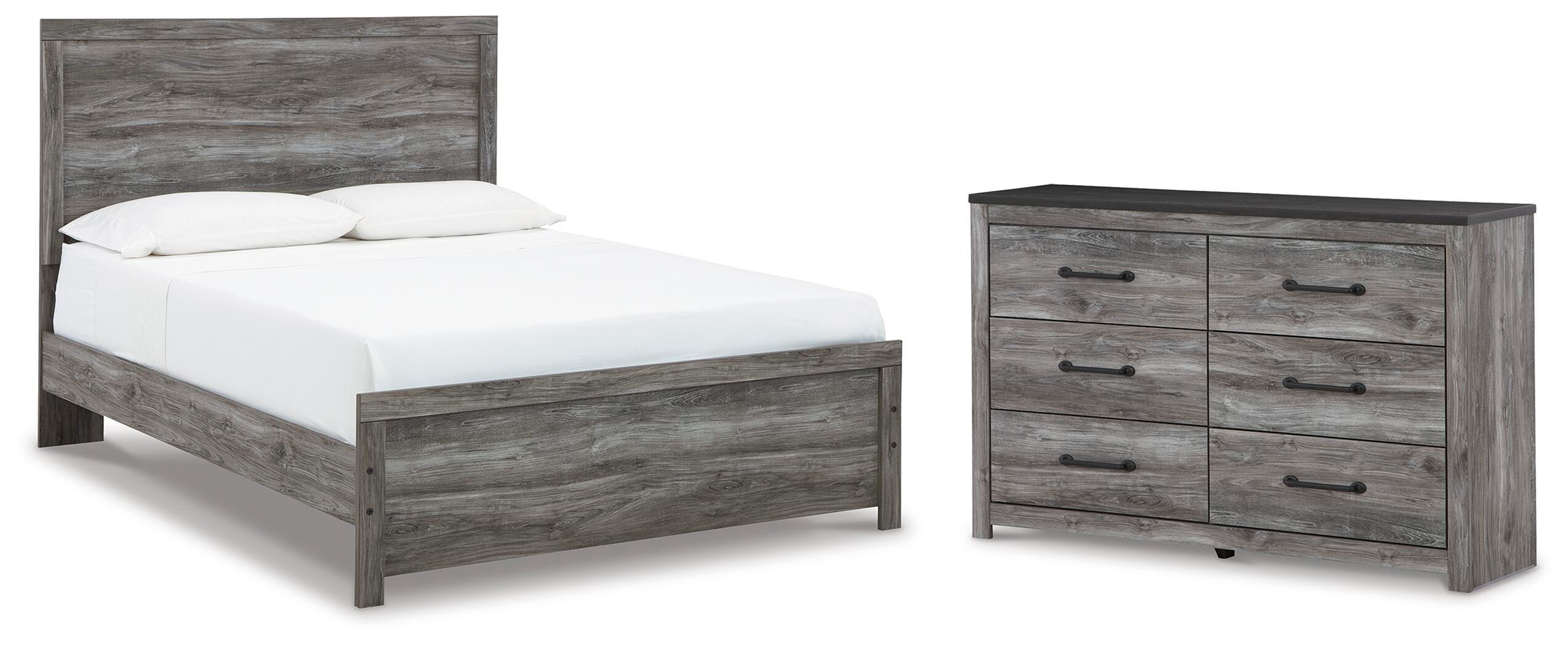 Bronyan Panel Bed and Dresser