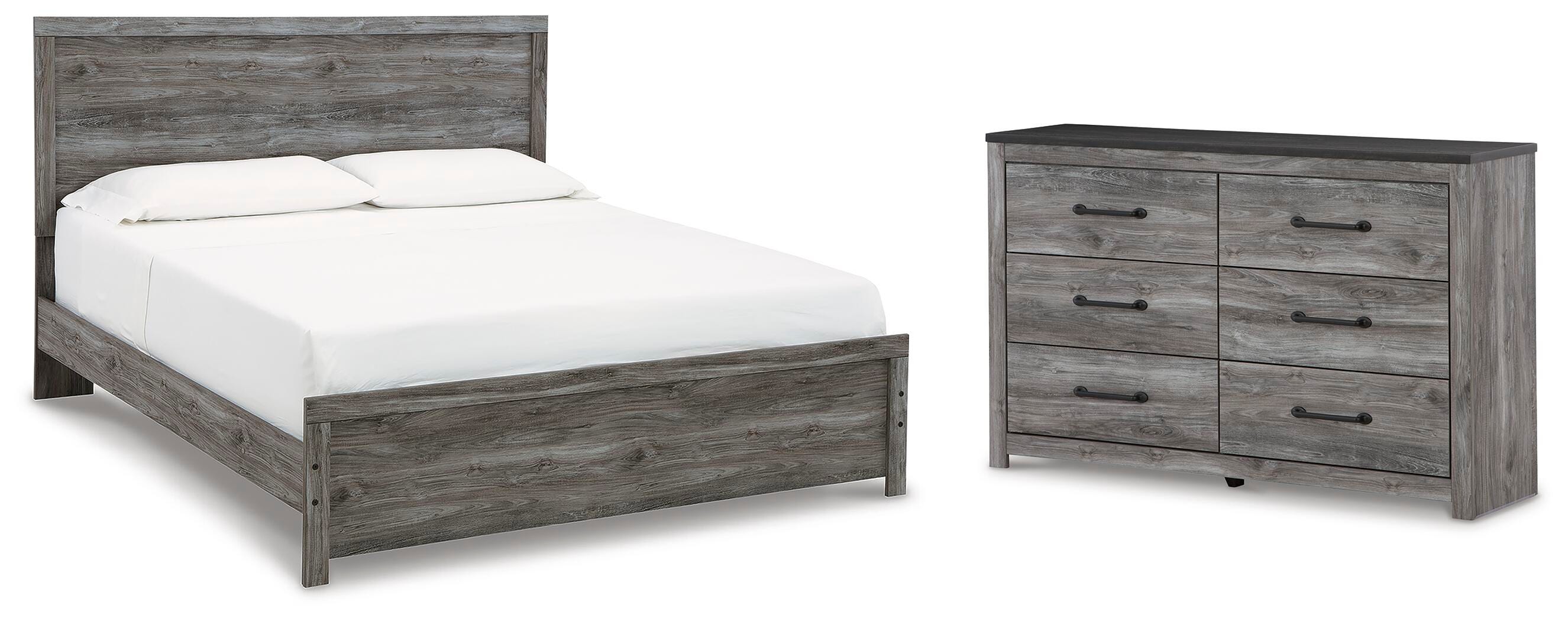 Bronyan Panel Bed and Dresser