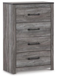 Bronyan Panel Bed with Mirrored Dresser and Chest