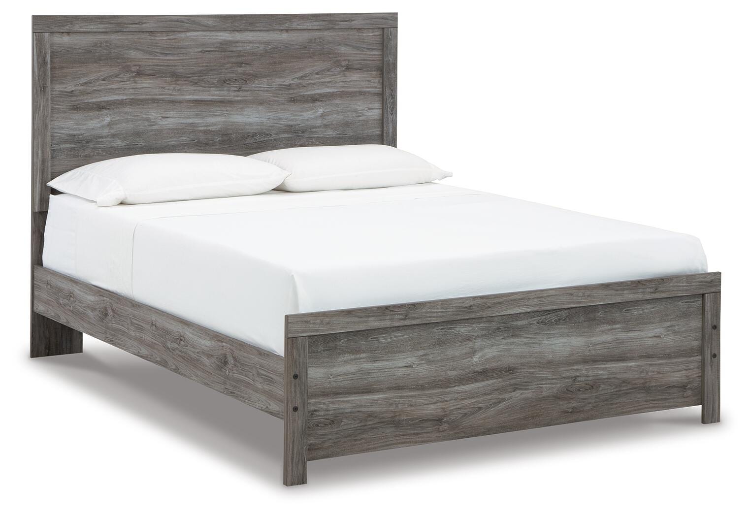 Bronyan Panel Bed with Mirrored Dresser, Chest and Nightstand