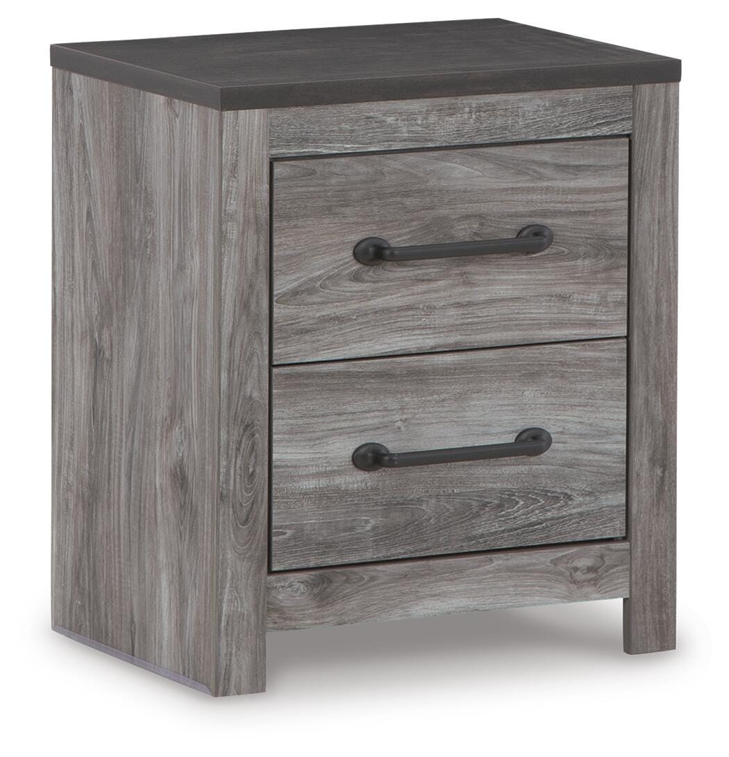 Bronyan Panel Bed with Mirrored Dresser, Chest and Nightstand