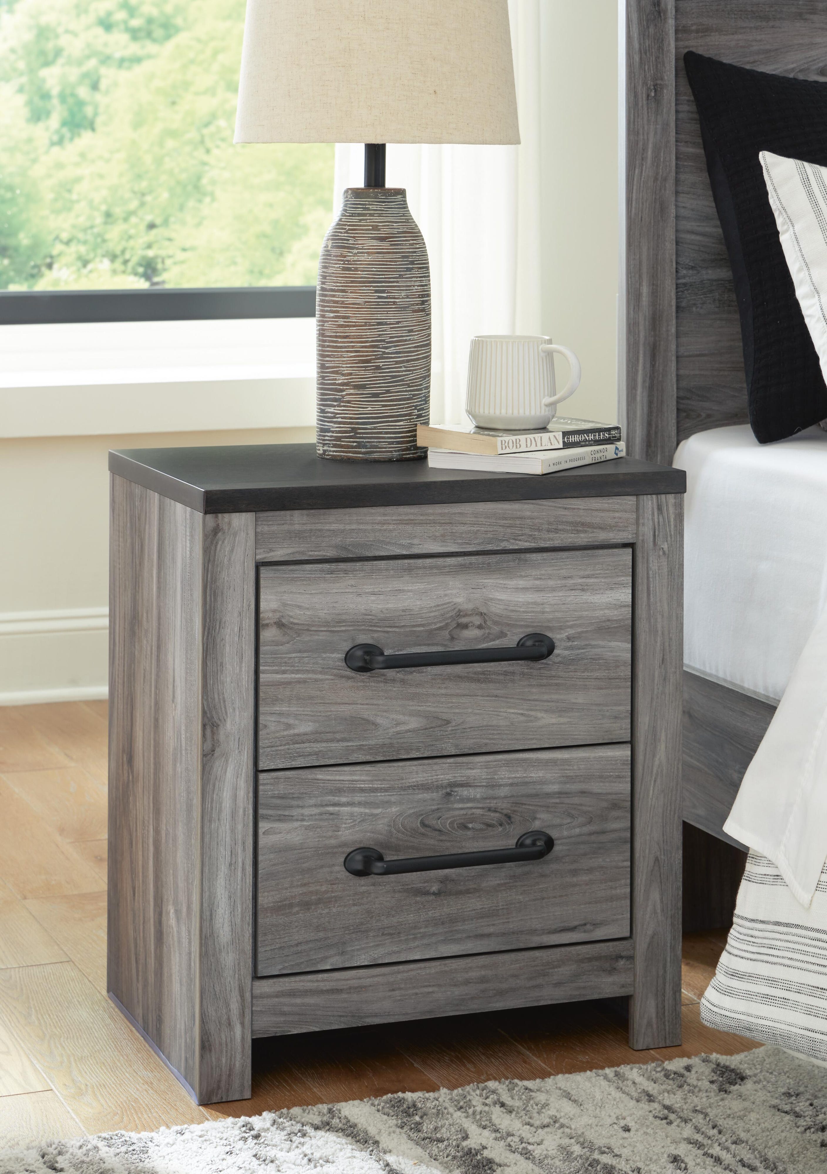 Bronyan Panel Bed, Dresser, Mirror and Nightstand