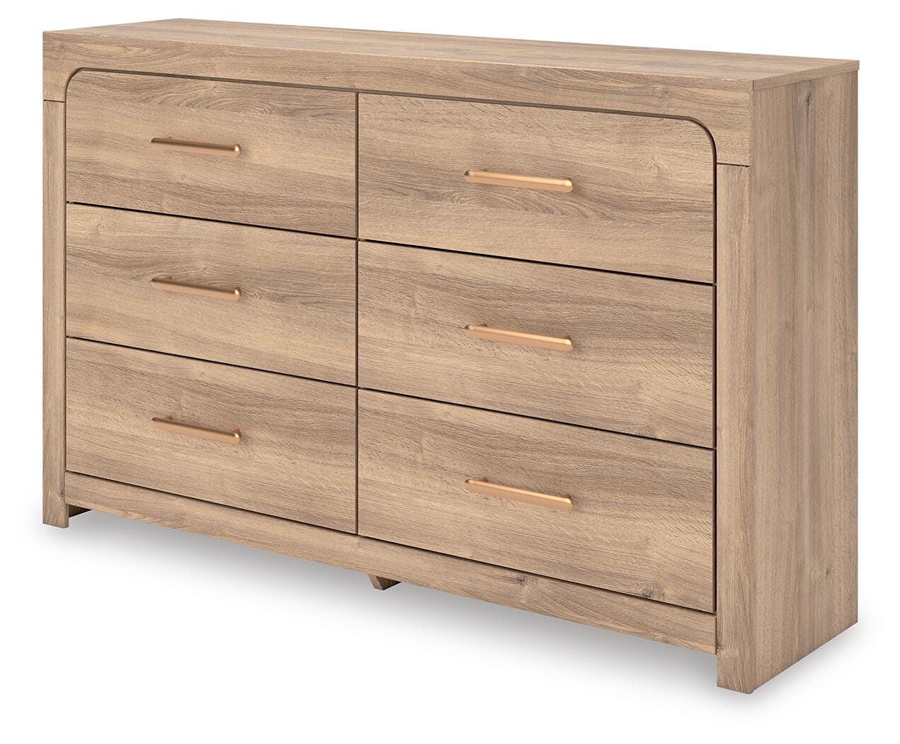 Kinlanni Upholstered Platform Bed and Dresser
