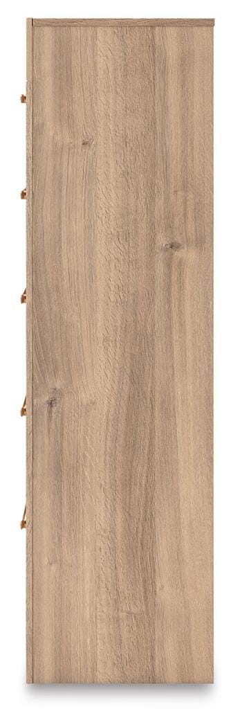 Kinlanni Upholstered Platform Bed, Dresser and Chest