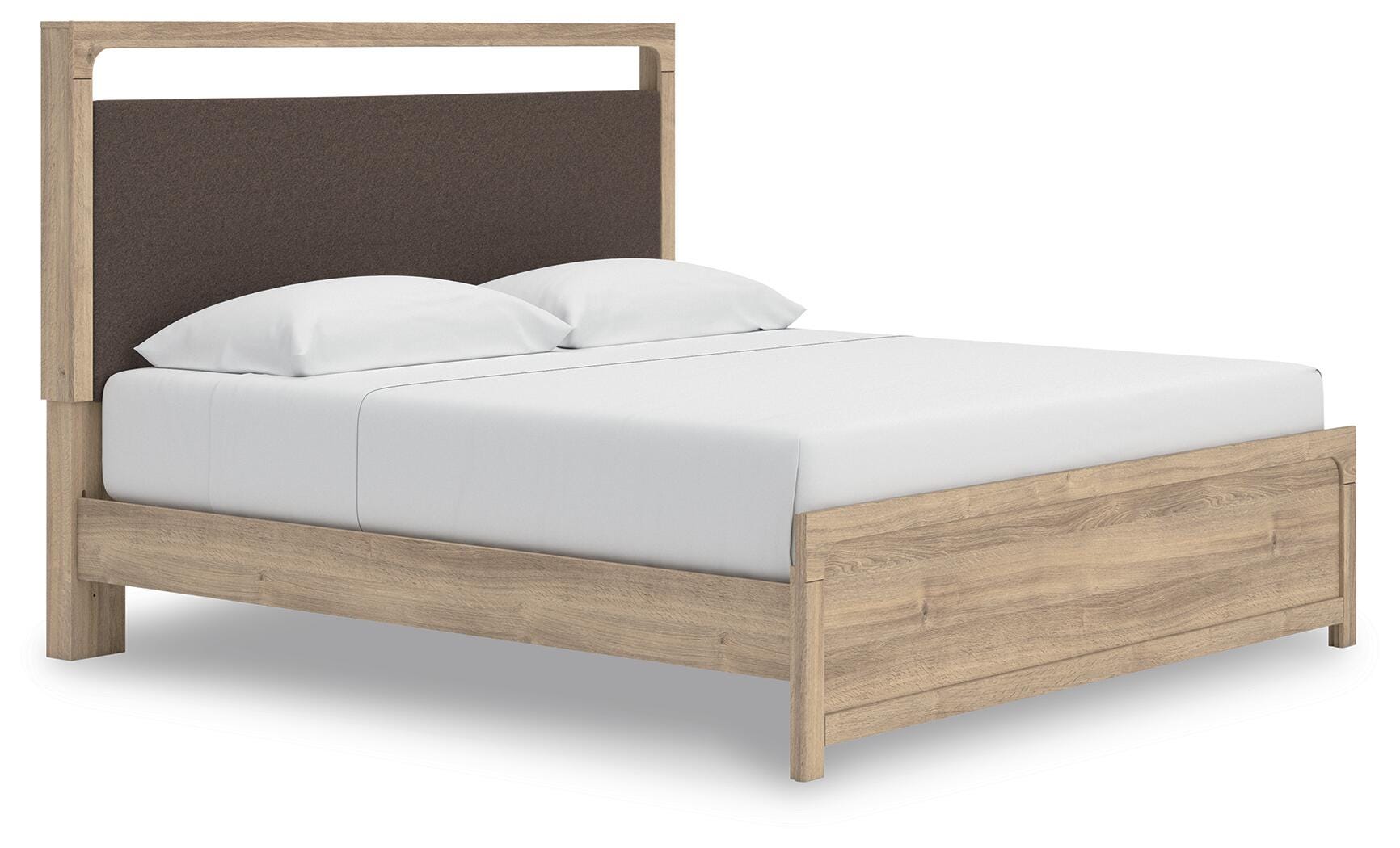 Kinlanni Upholstered Platform Bed, Dresser and Chest