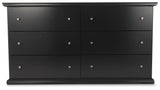 Maribel Panel Bed and Dresser