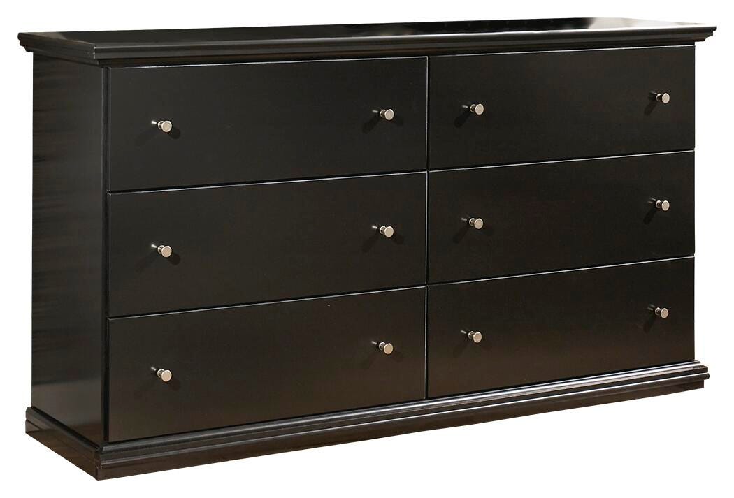 Maribel Panel Bed, Dresser and Nightstand