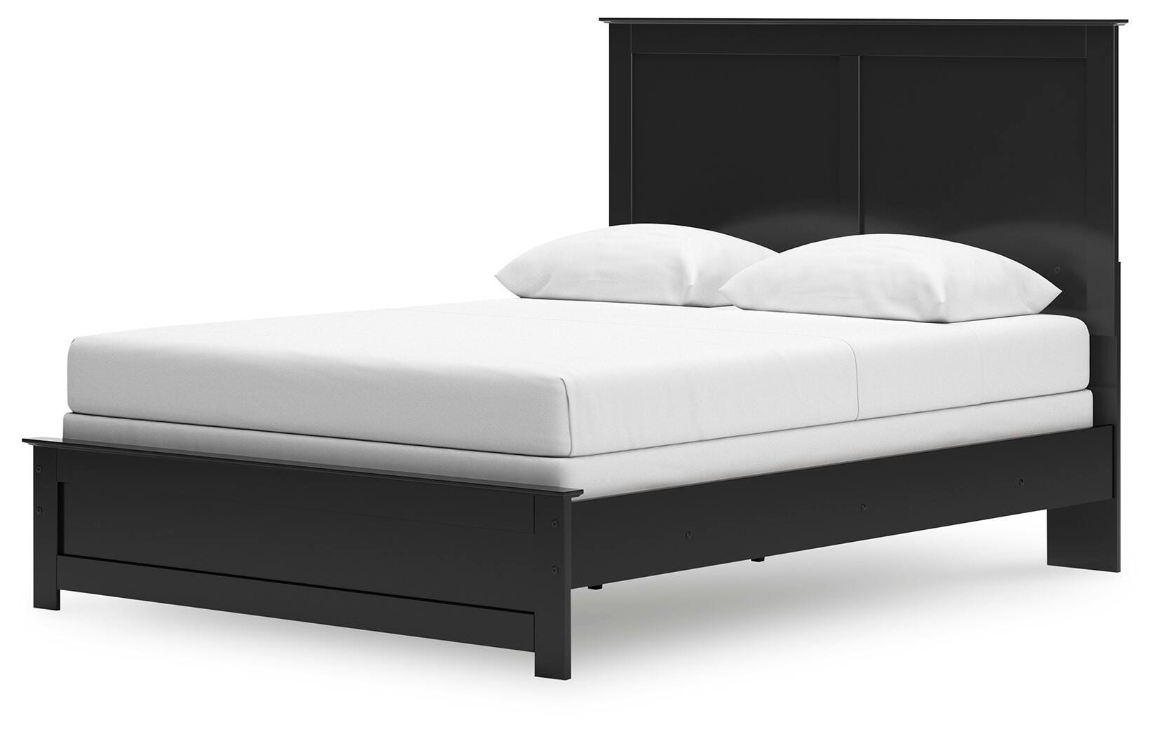 Maribel Panel Bed, Dresser, Mirror and Nightstand