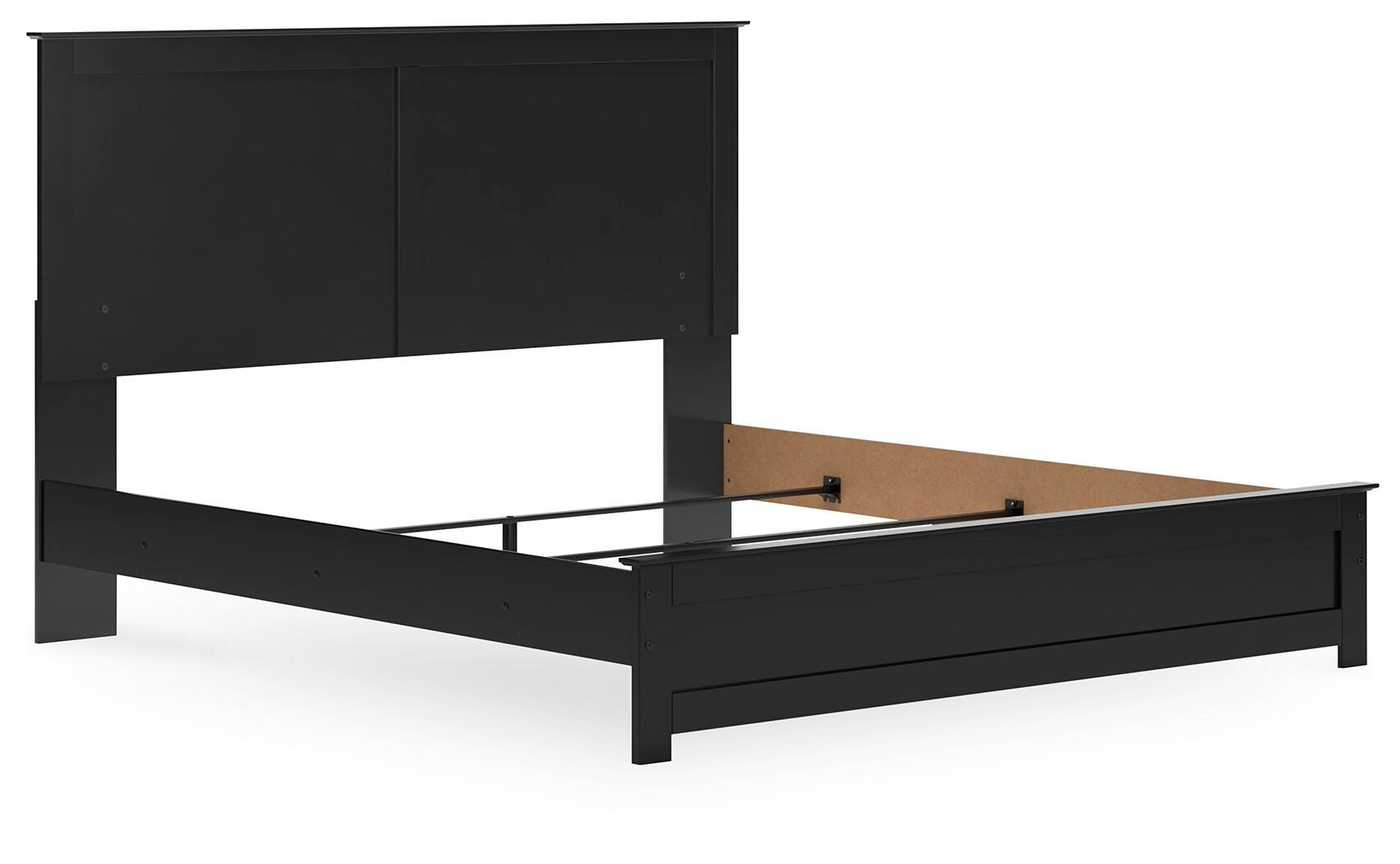 Maribel Panel Bed, Dresser, Mirror and Nightstand
