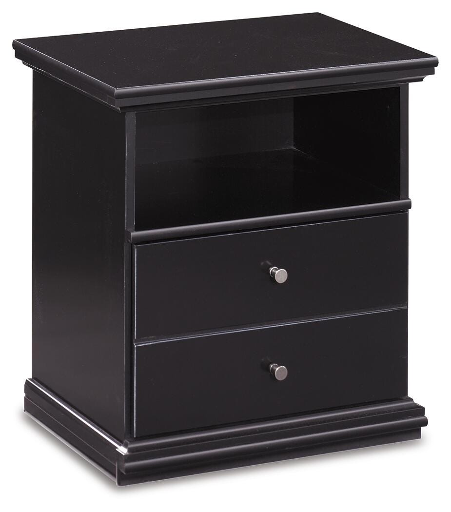 Maribel Panel Bed, Dresser, Mirror and Nightstand