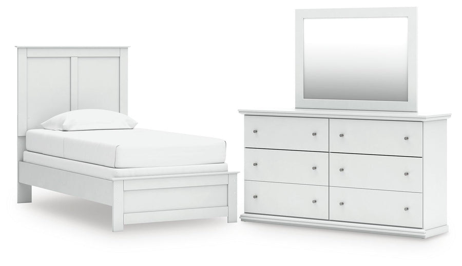 Bostwick Shoals Panel Bed, Dresser and Mirror