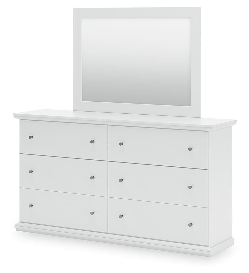 Bostwick Shoals Panel Bed, Dresser and Mirror