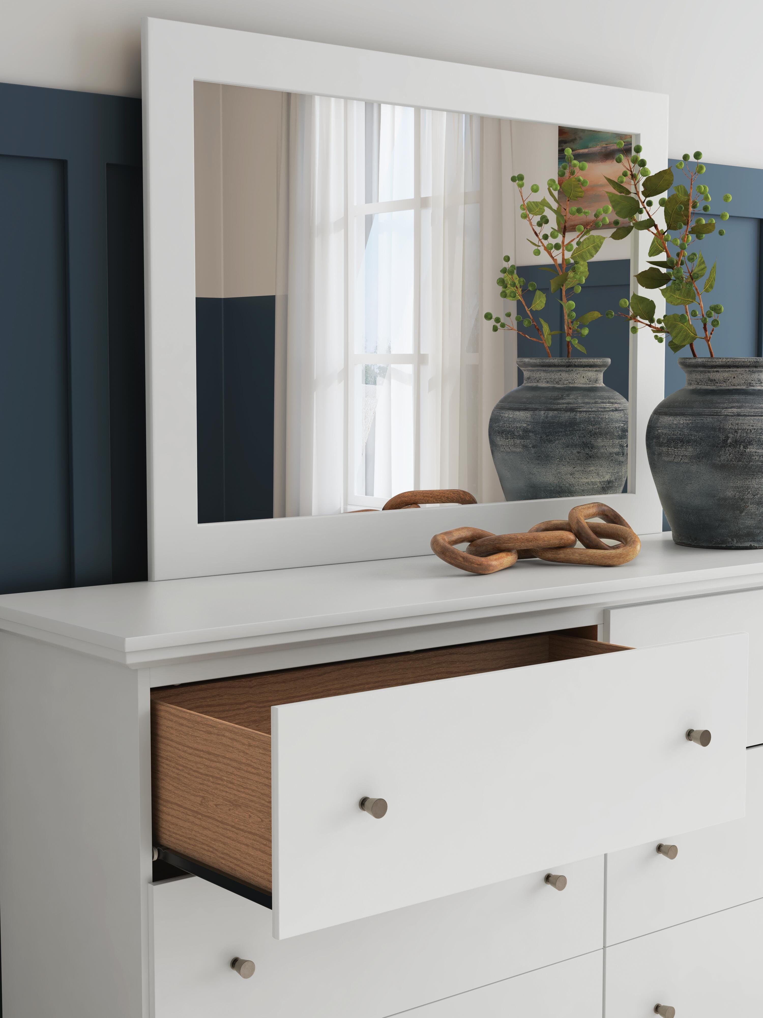 Bostwick Shoals Panel Bed, Dresser, Mirror and Chest