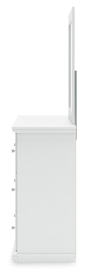Bostwick Shoals Panel Bed, Dresser and Mirror