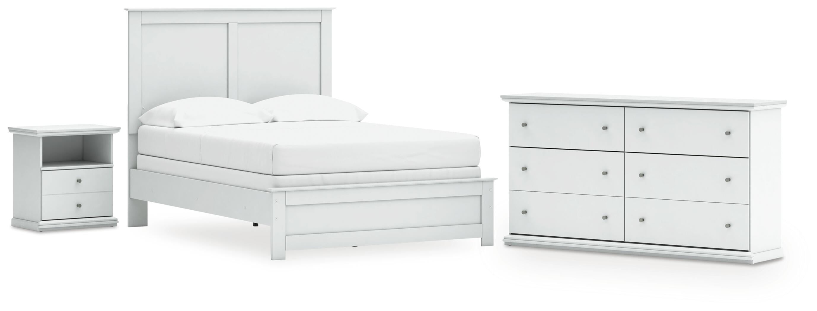 Bostwick Shoals Panel Bed, Dresser and Nightstand