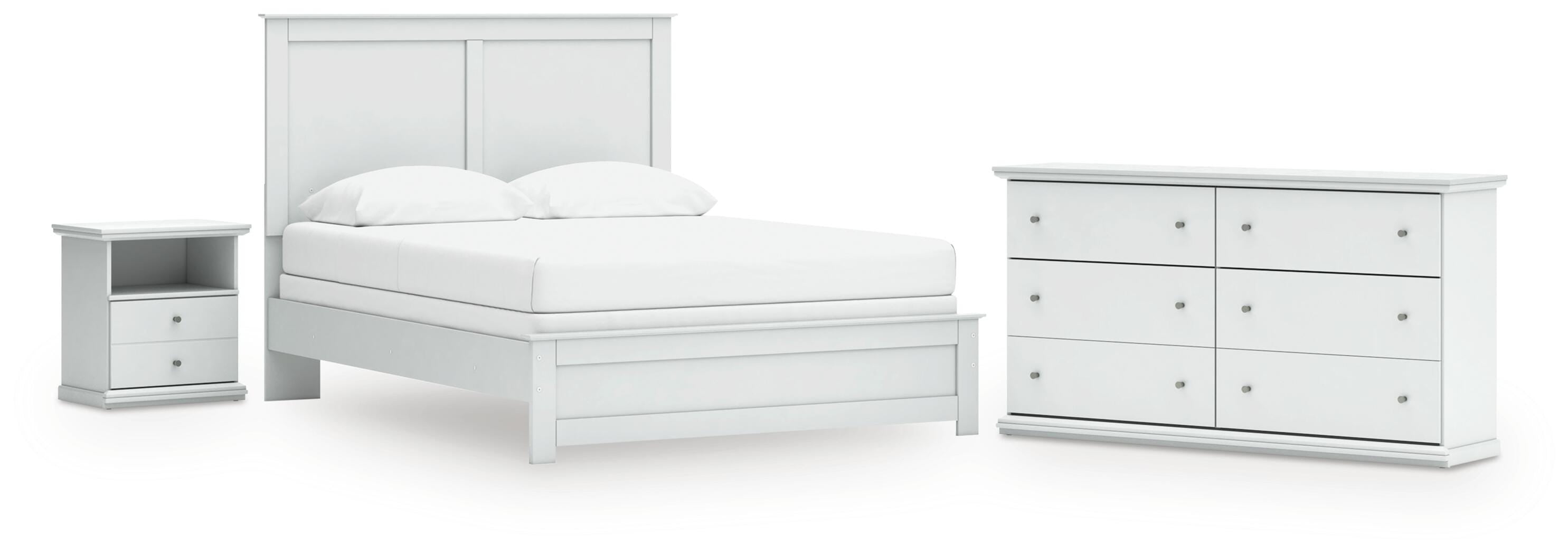 Bostwick Shoals Panel Bed, Dresser and Nightstand