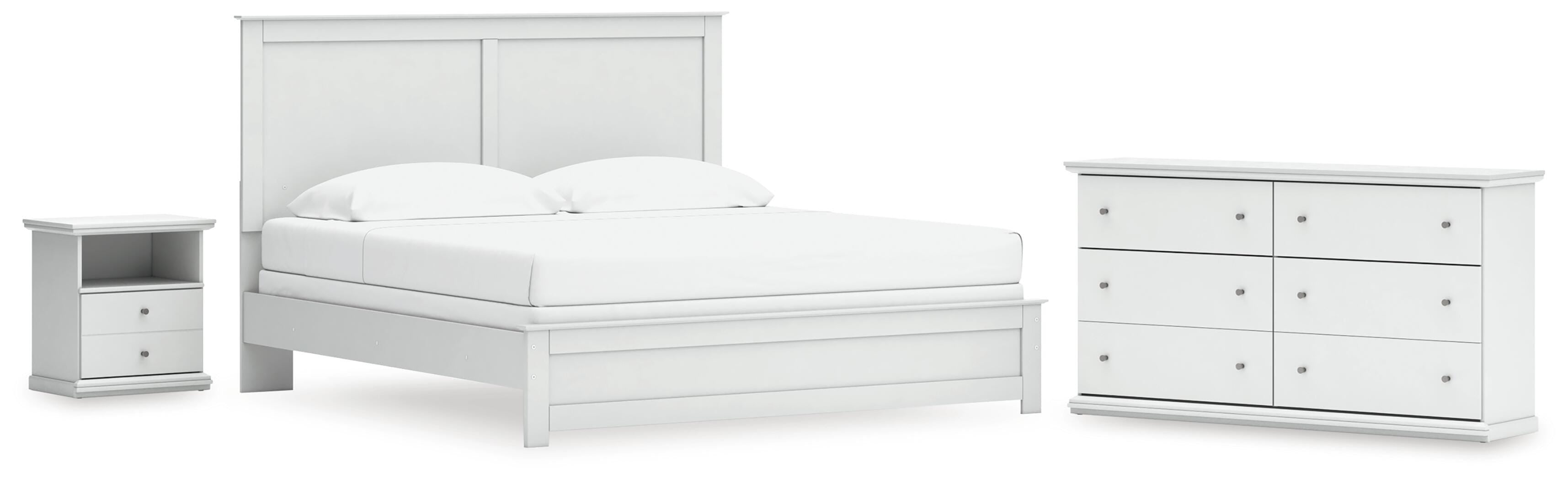 Bostwick Shoals Panel Bed, Dresser and Nightstand