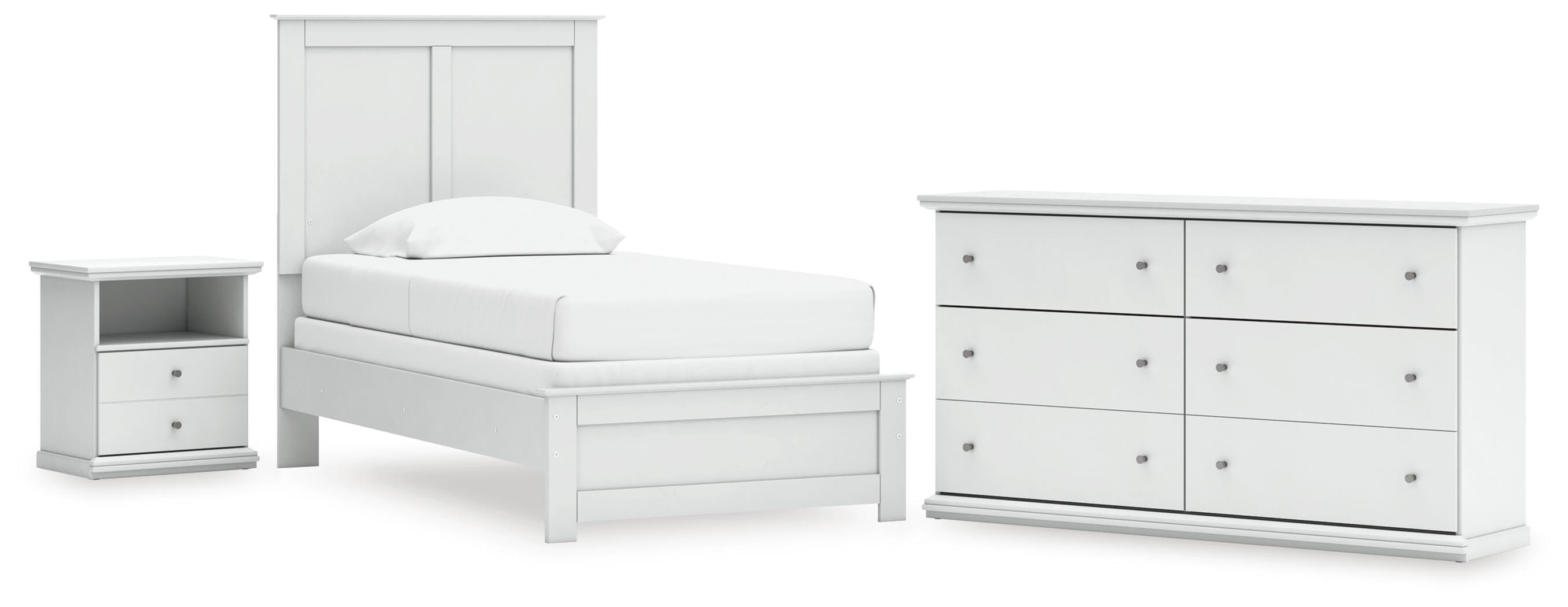 Bostwick Shoals Panel Bed, Dresser and Nightstand