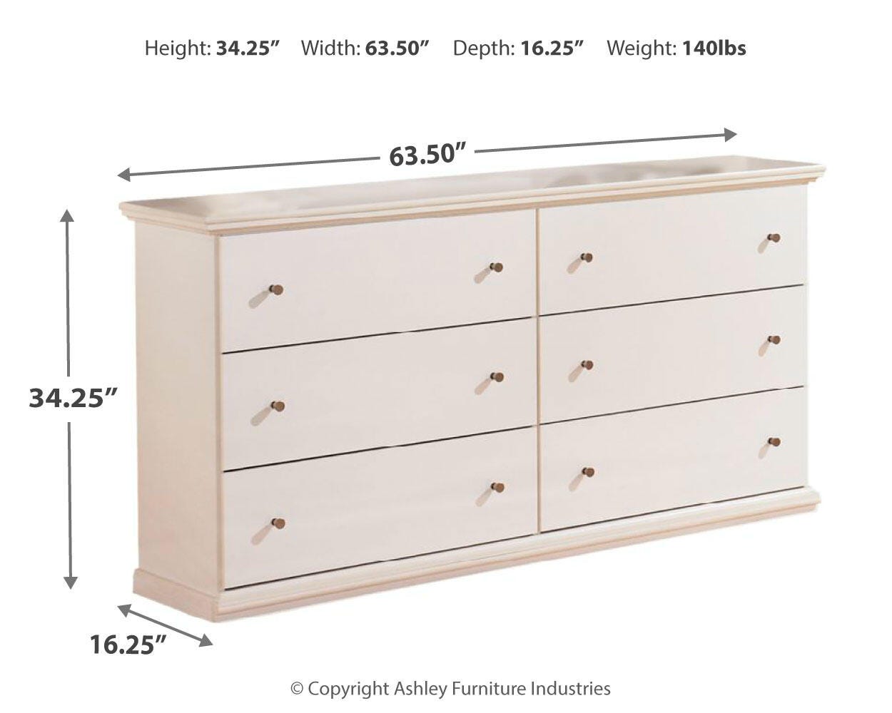 Bostwick Shoals Panel Bed and Dresser