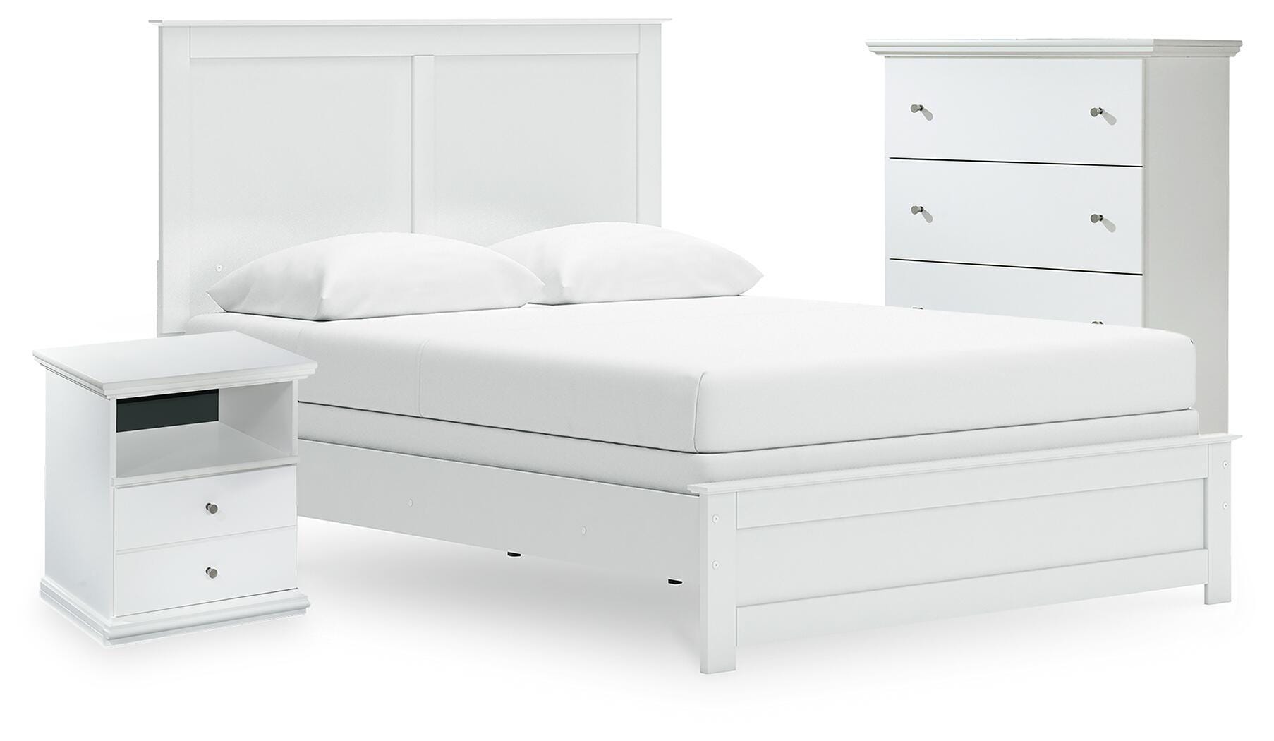 Bostwick Shoals Panel Bed, Chest and Nightstand