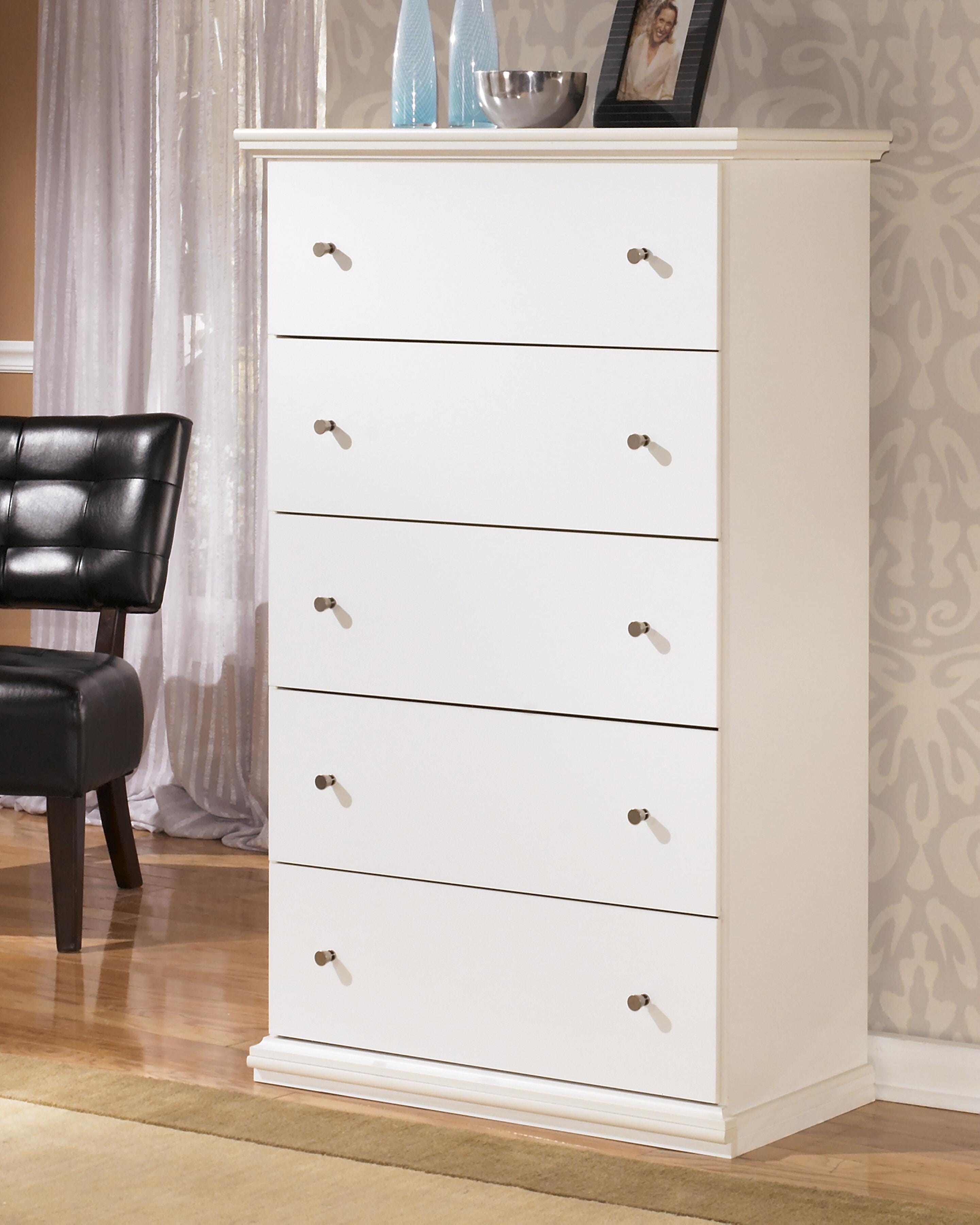 Bostwick Shoals Panel Bed, Dresser, Mirror and Chest