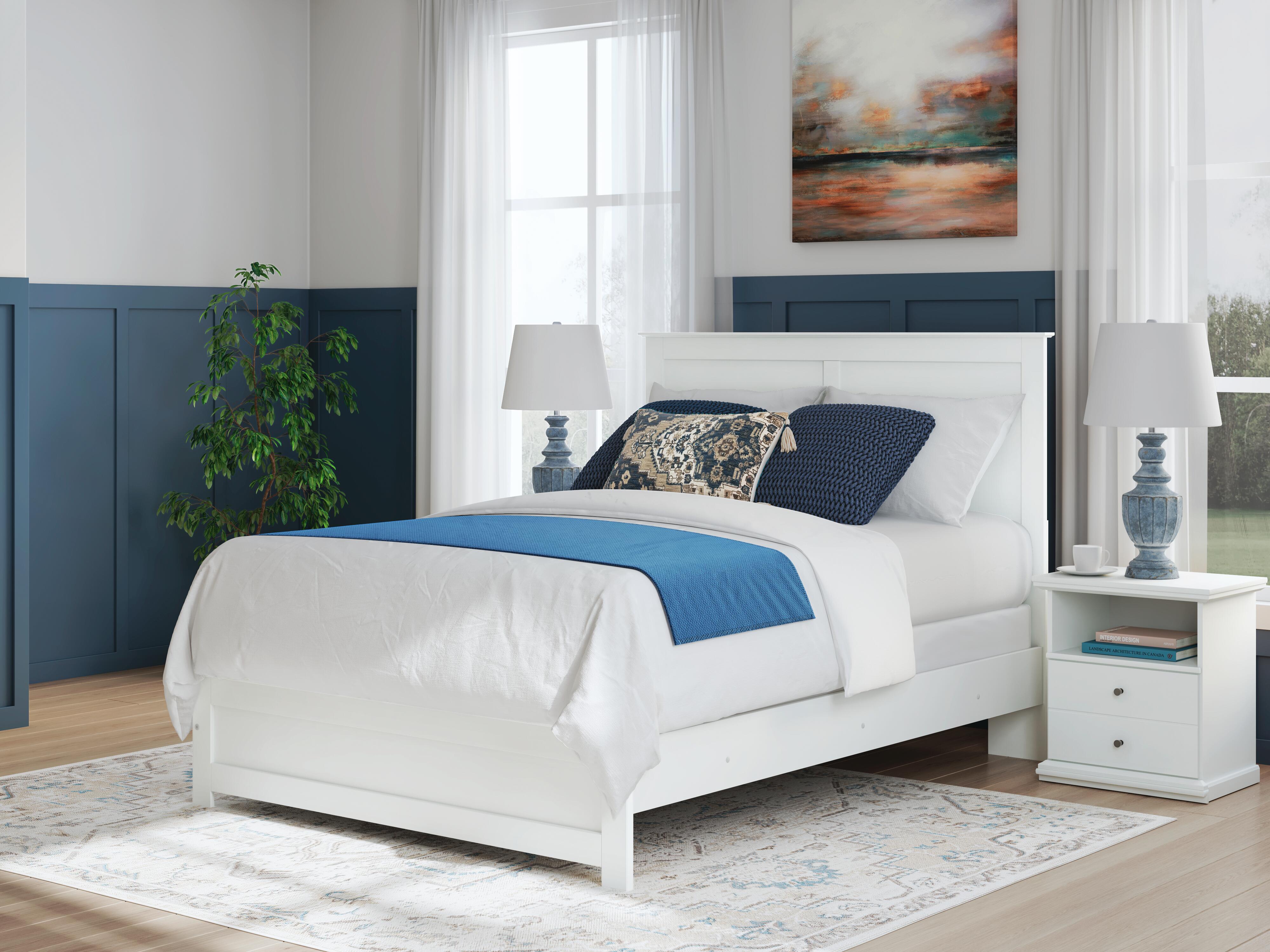 Bostwick Shoals Panel Bed, Dresser, Mirror and Nightstand