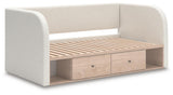 Arloster Upholstered Day Bed with Storage