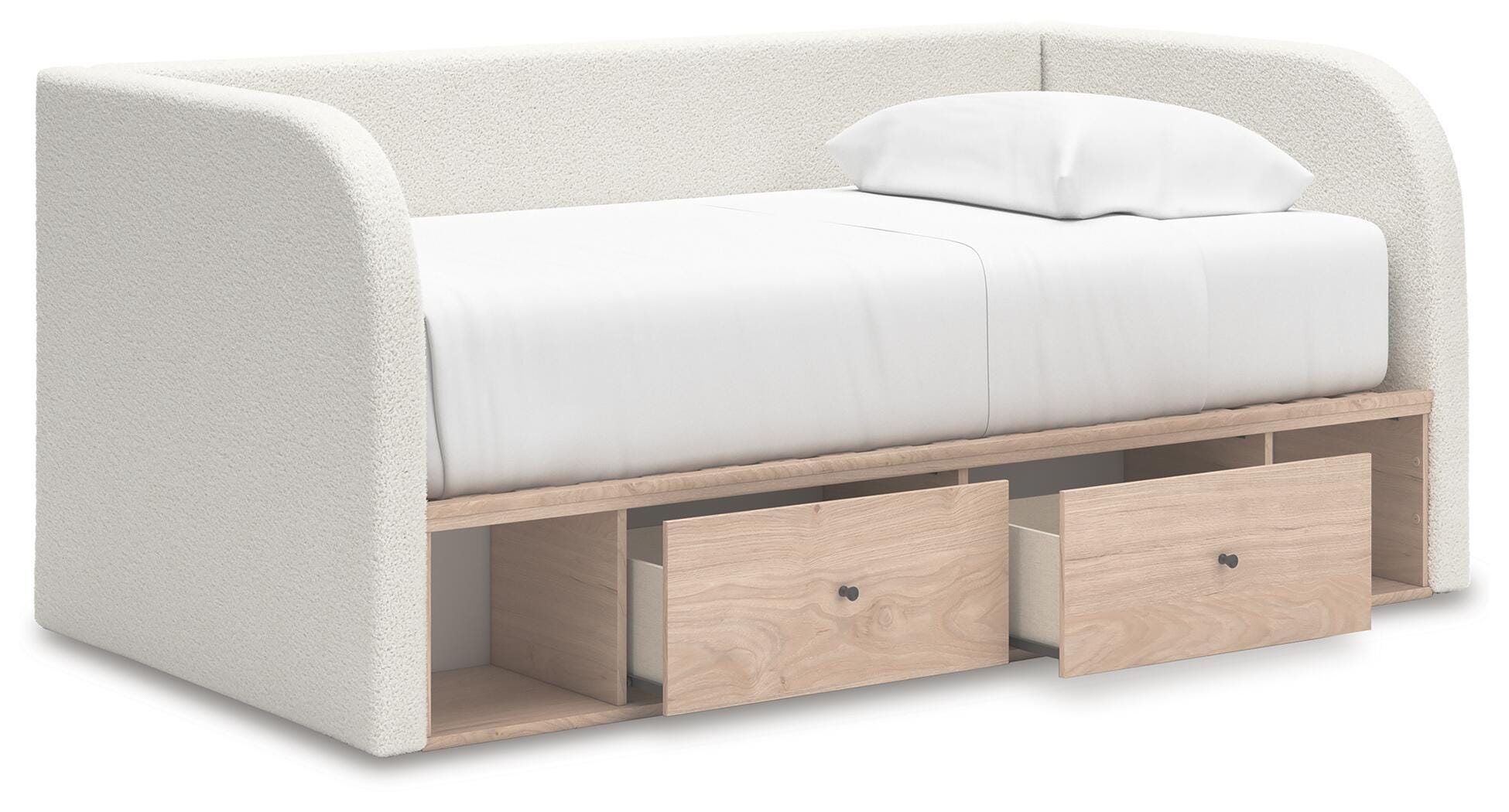 Arloster Upholstered Day Bed with Storage