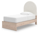 Arloster Upholstered Panel Bed with Storage