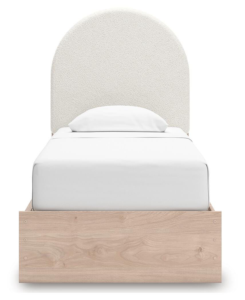 Arloster Upholstered Panel Bed with Storage