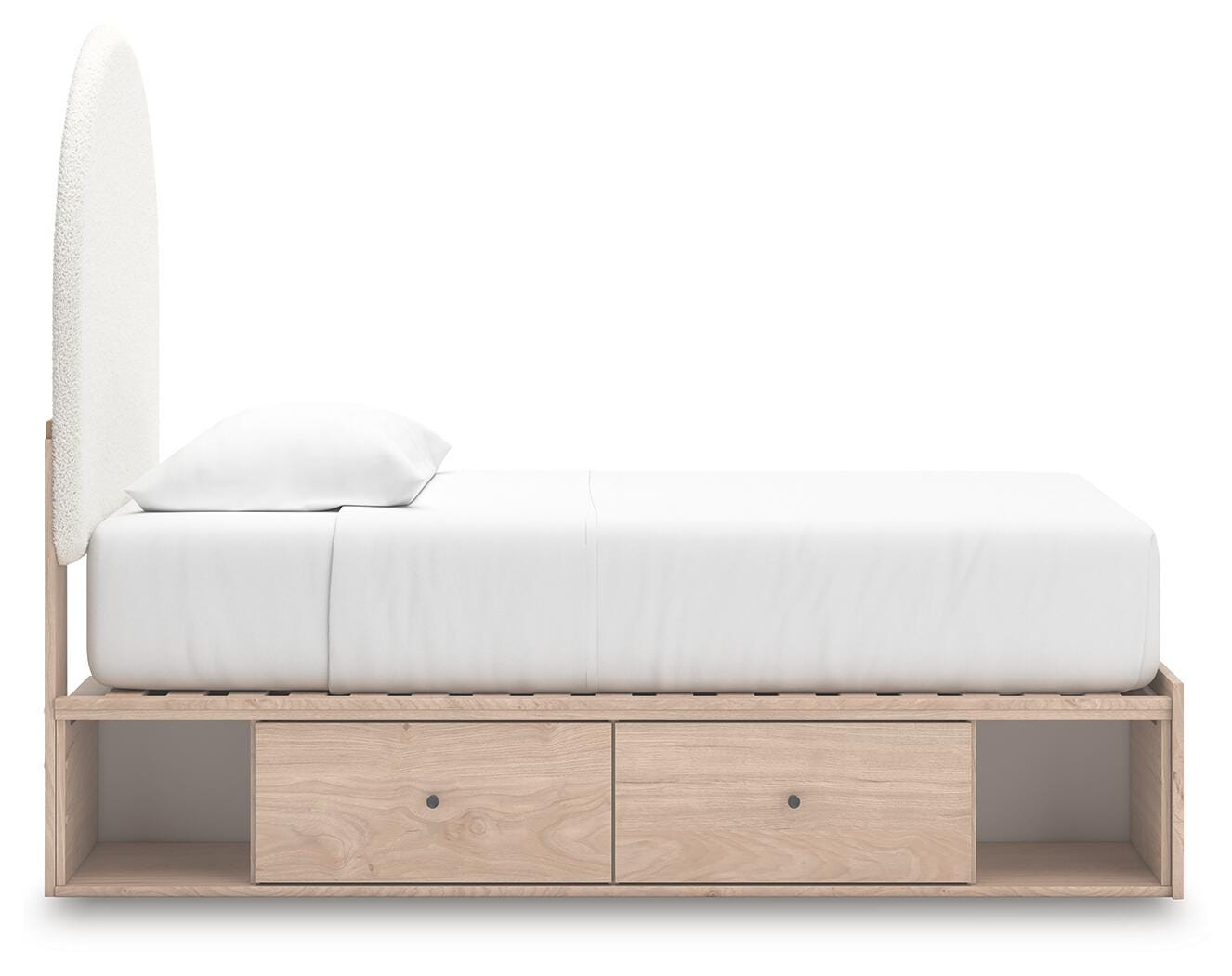 Arloster Upholstered Panel Bed with Storage