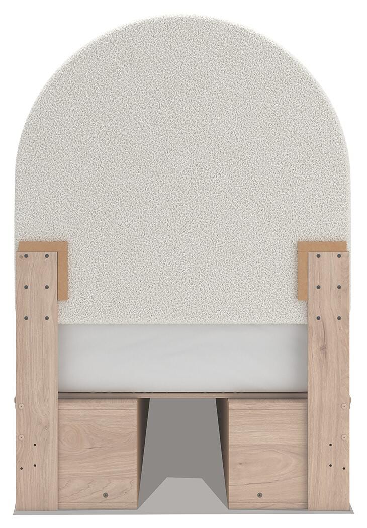 Arloster Upholstered Panel Bed with Storage
