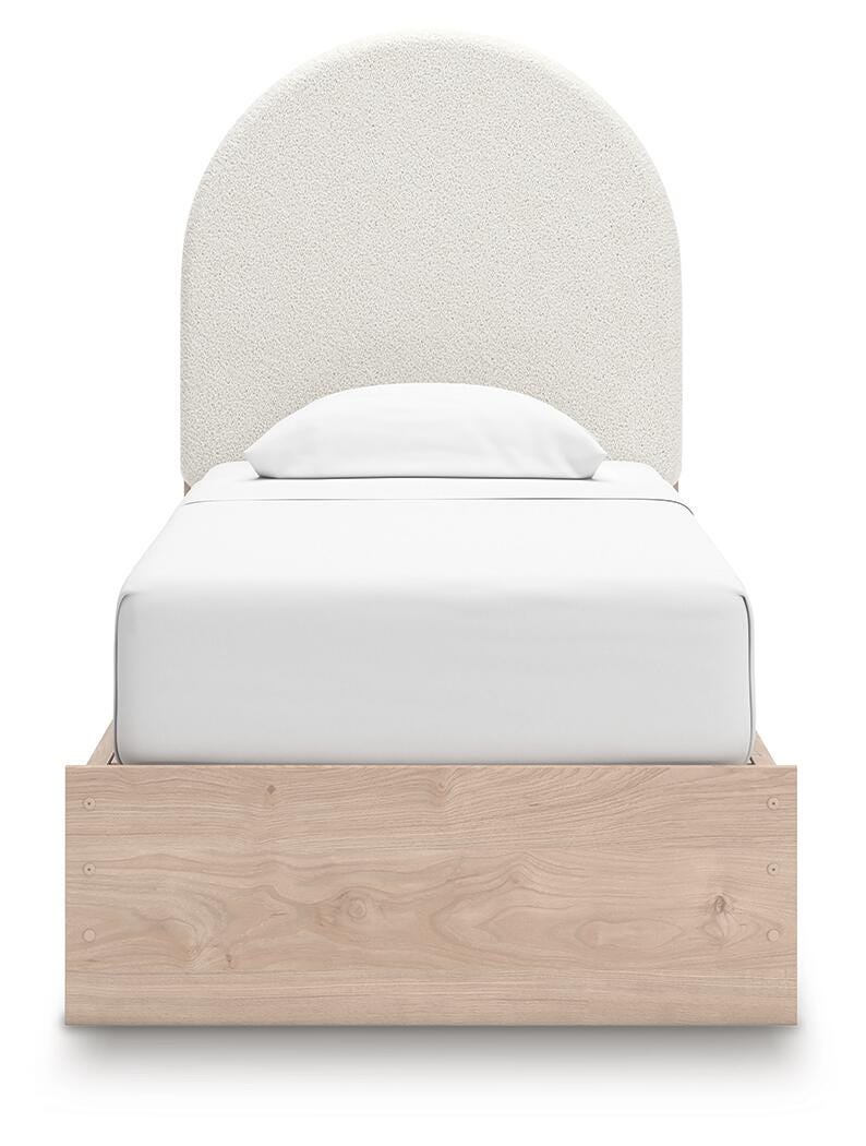 Arloster Upholstered Panel Bed with Storage