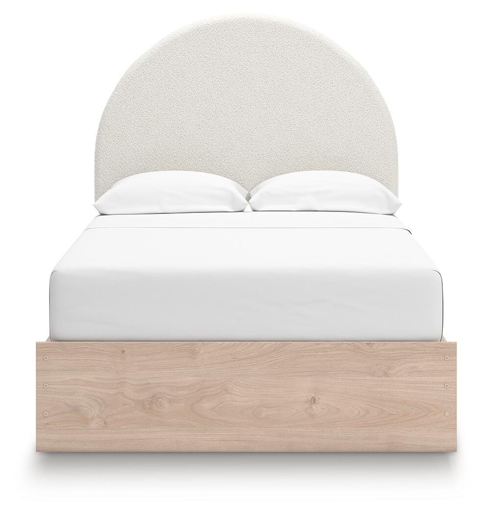 Arloster Upholstered Panel Bed with Storage