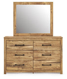 Maystonna Crossbuck Panel Bed, Dresser and Mirror