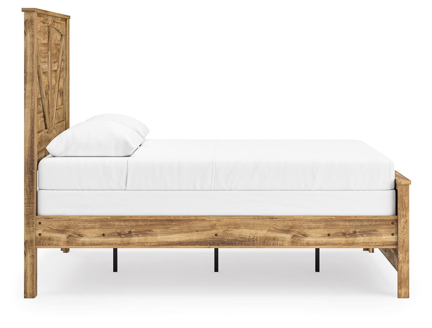 Maystonna Crossbuck Panel Bed, Dresser, Mirror and Nightstand