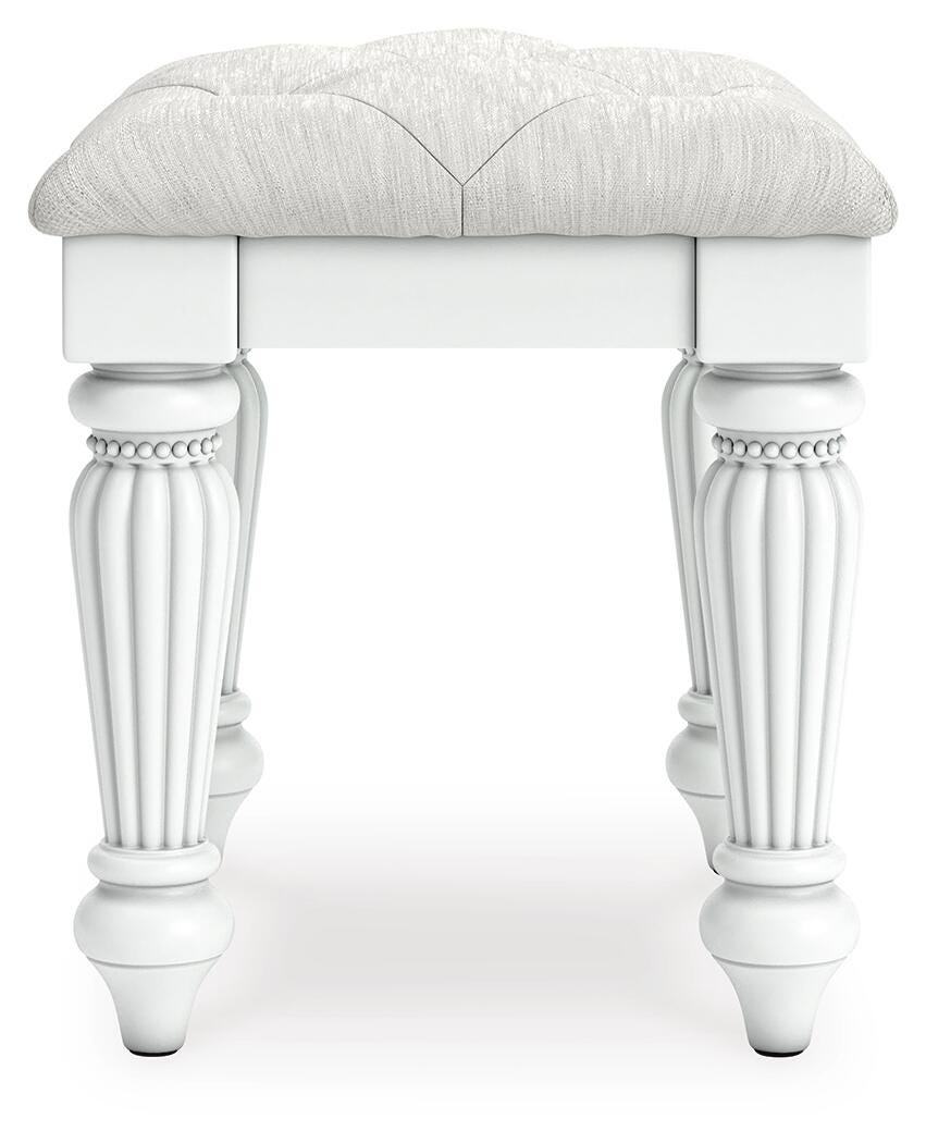 Kozlani Vanity, Mirror and Stool