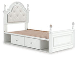 Kozlani Upholstered Panel Storage Bed
