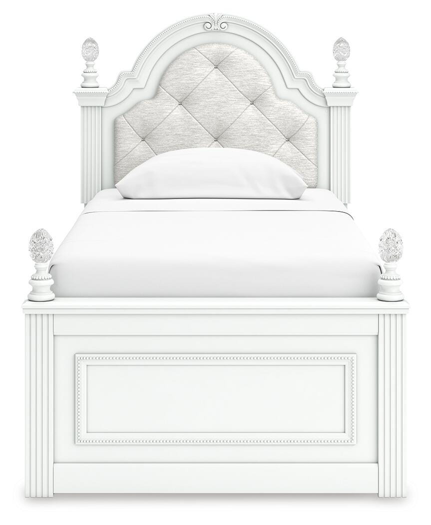 Kozlani Upholstered Panel Bed with Storage