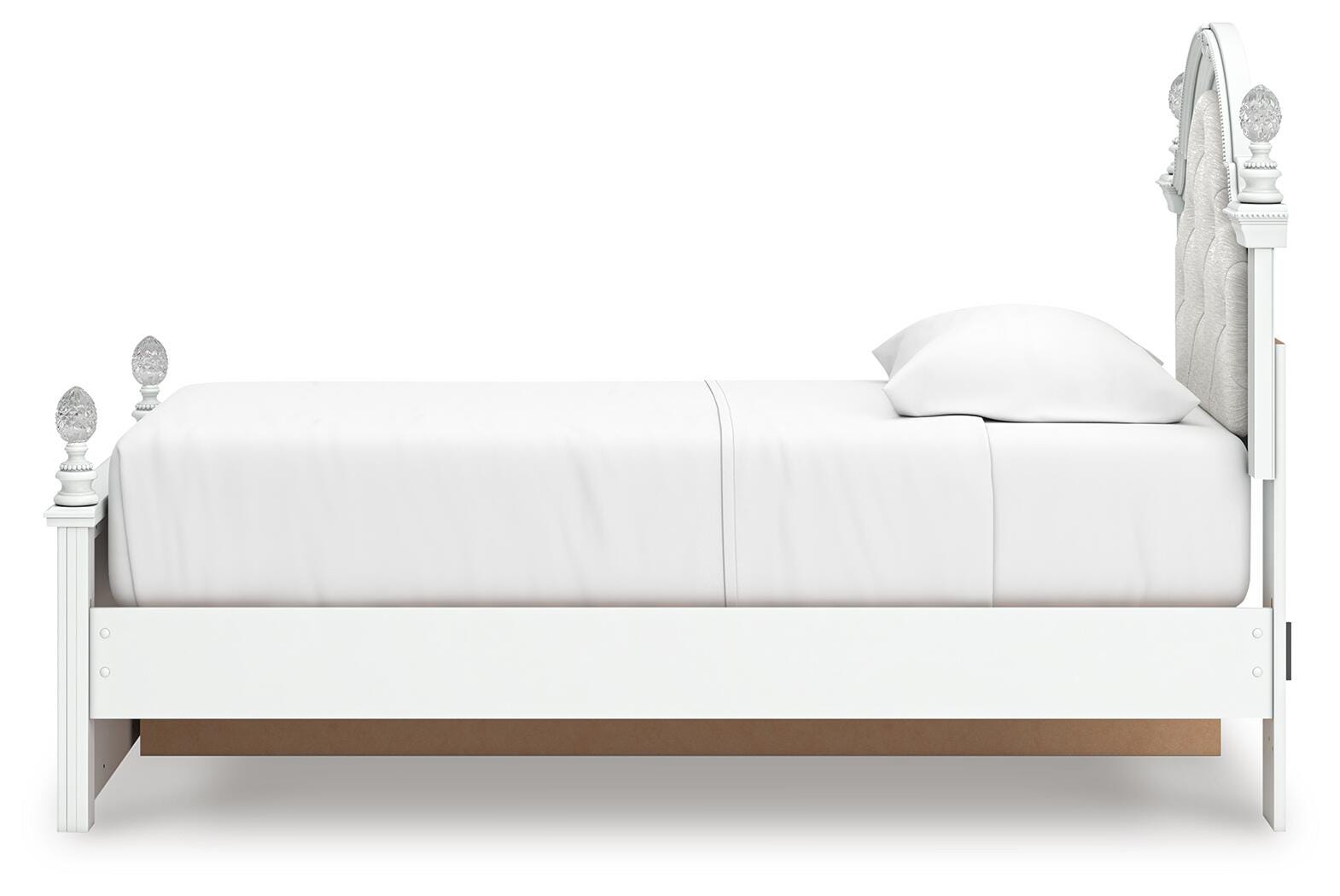 Kozlani Upholstered Panel Storage Bed and Dresser