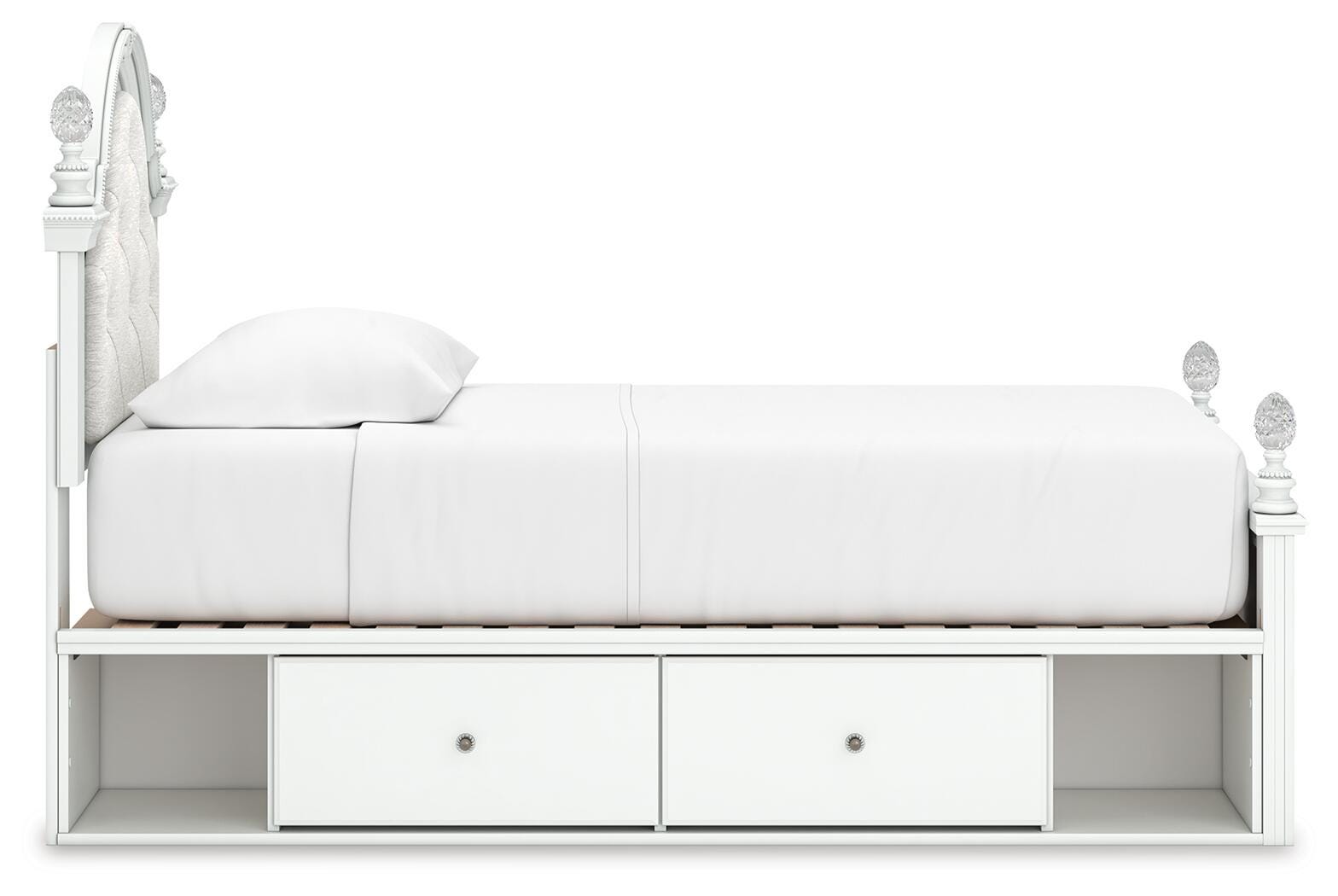 Kozlani Upholstered Panel Bed with Storage