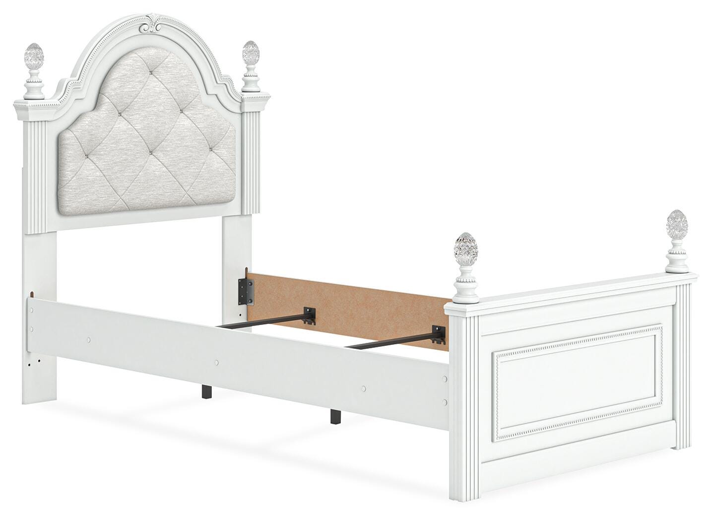 Kozlani Upholstered Panel Bed and Dresser