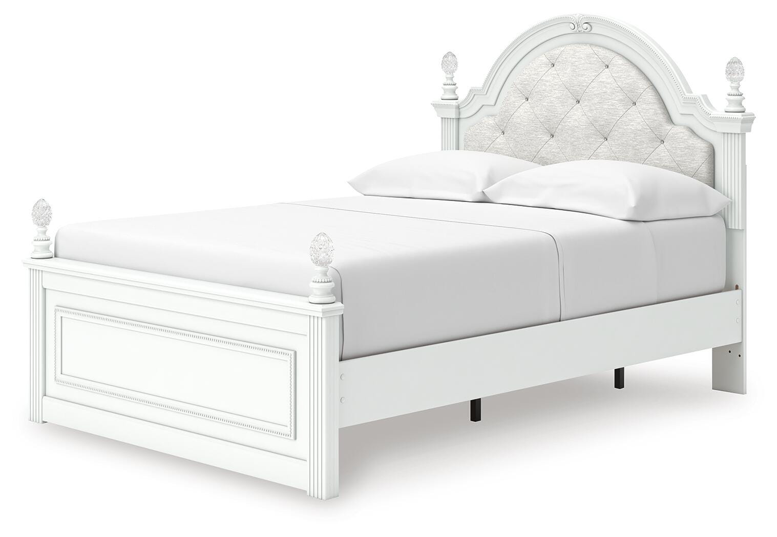 Kozlani Upholstered Panel Storage Bed and Dresser