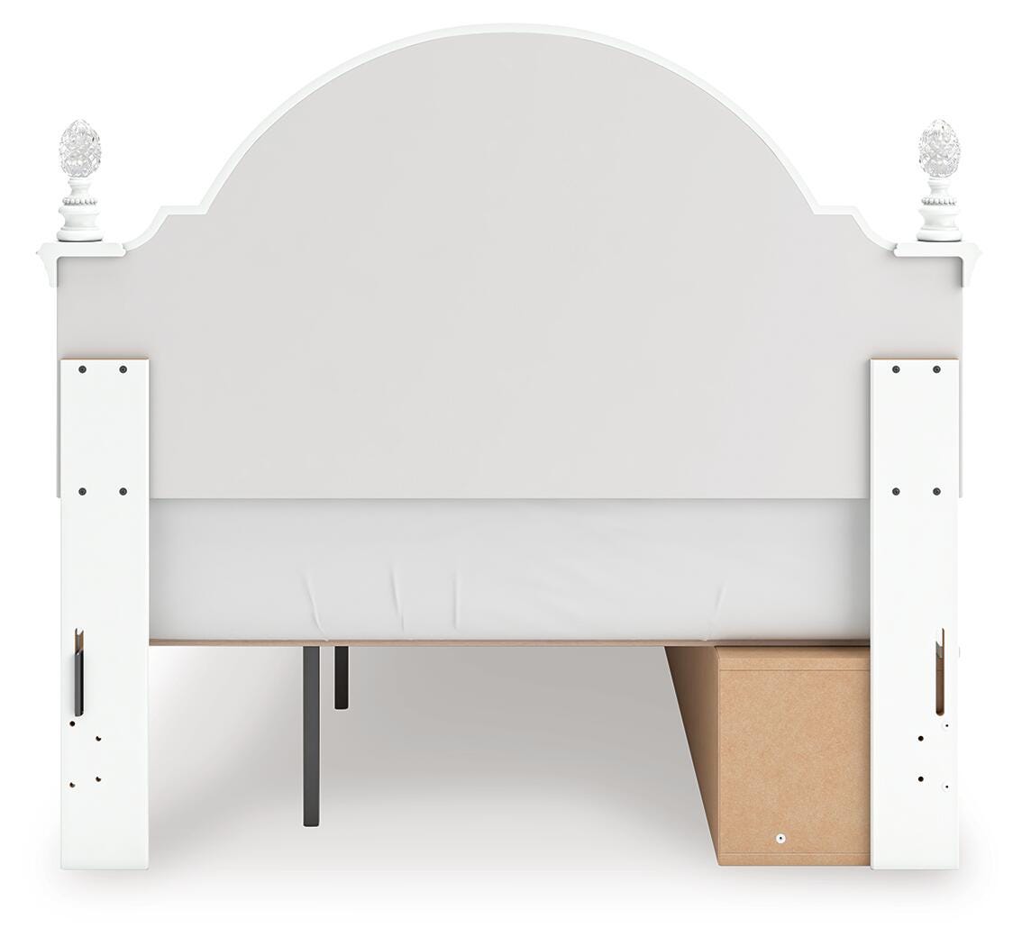 Kozlani Upholstered Panel Storage Bed and Dresser