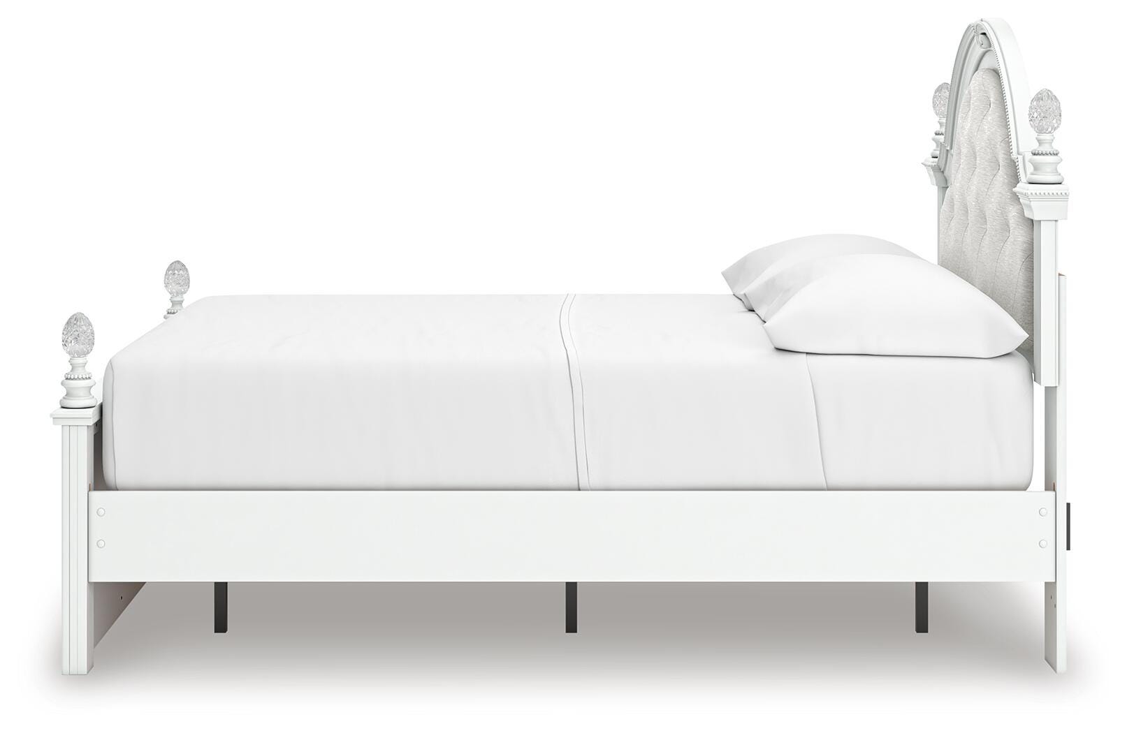 Kozlani Upholstered Panel Storage Bed, Dresser and Nightstand