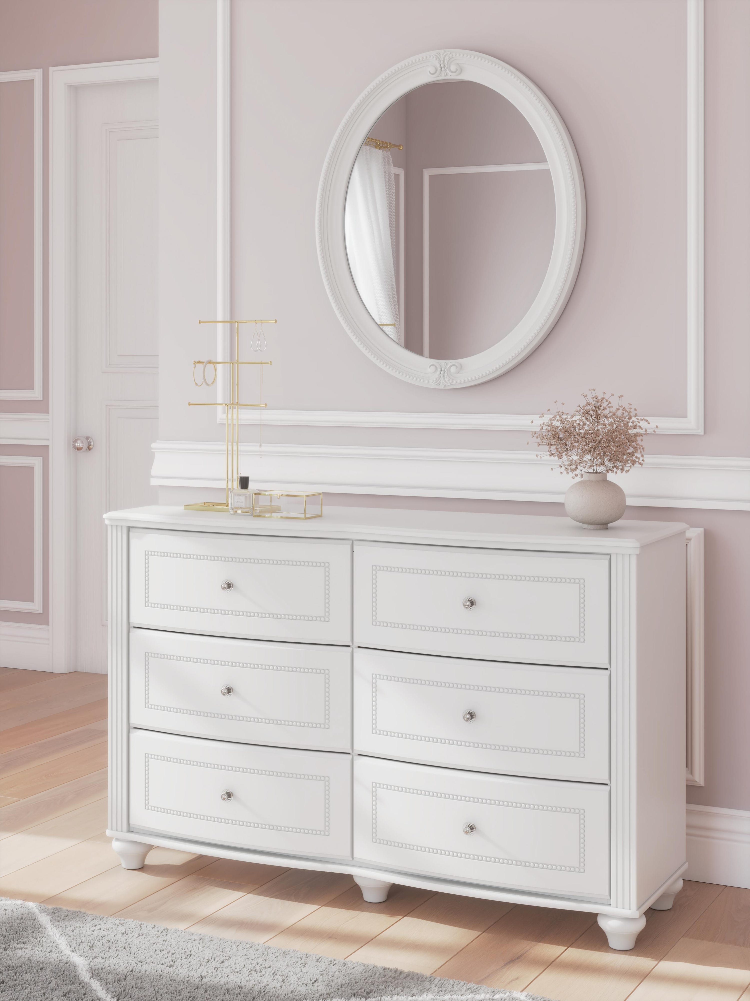Kozlani Upholstered Panel Storage Bed, Dresser and Nightstand