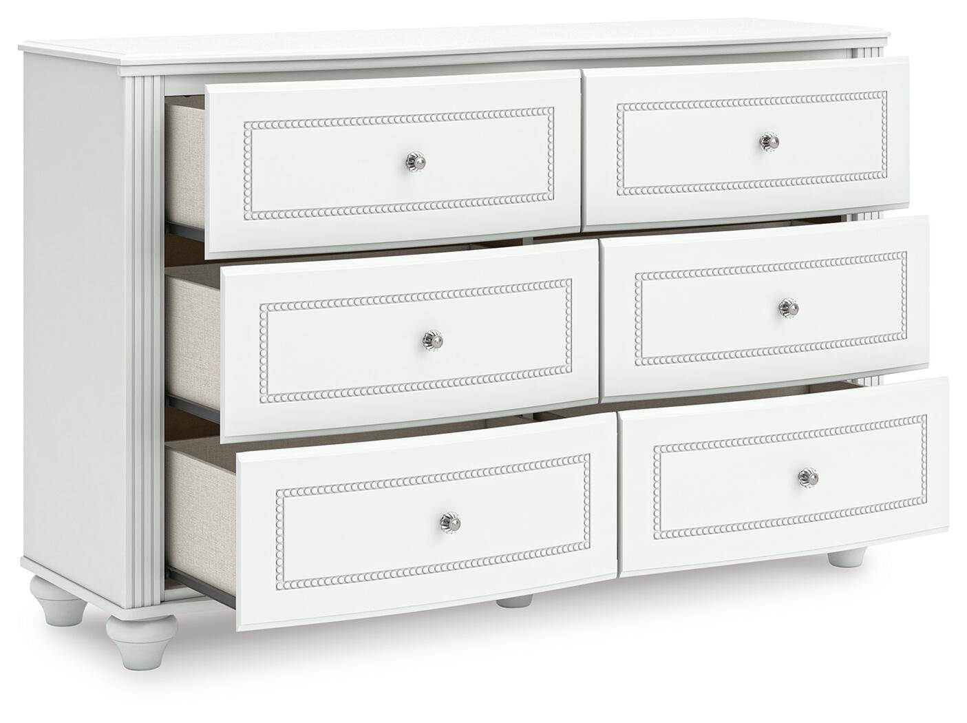Kozlani Upholstered Panel Storage Bed and Dresser