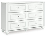 Kozlani Upholstered Panel Bed and Dresser